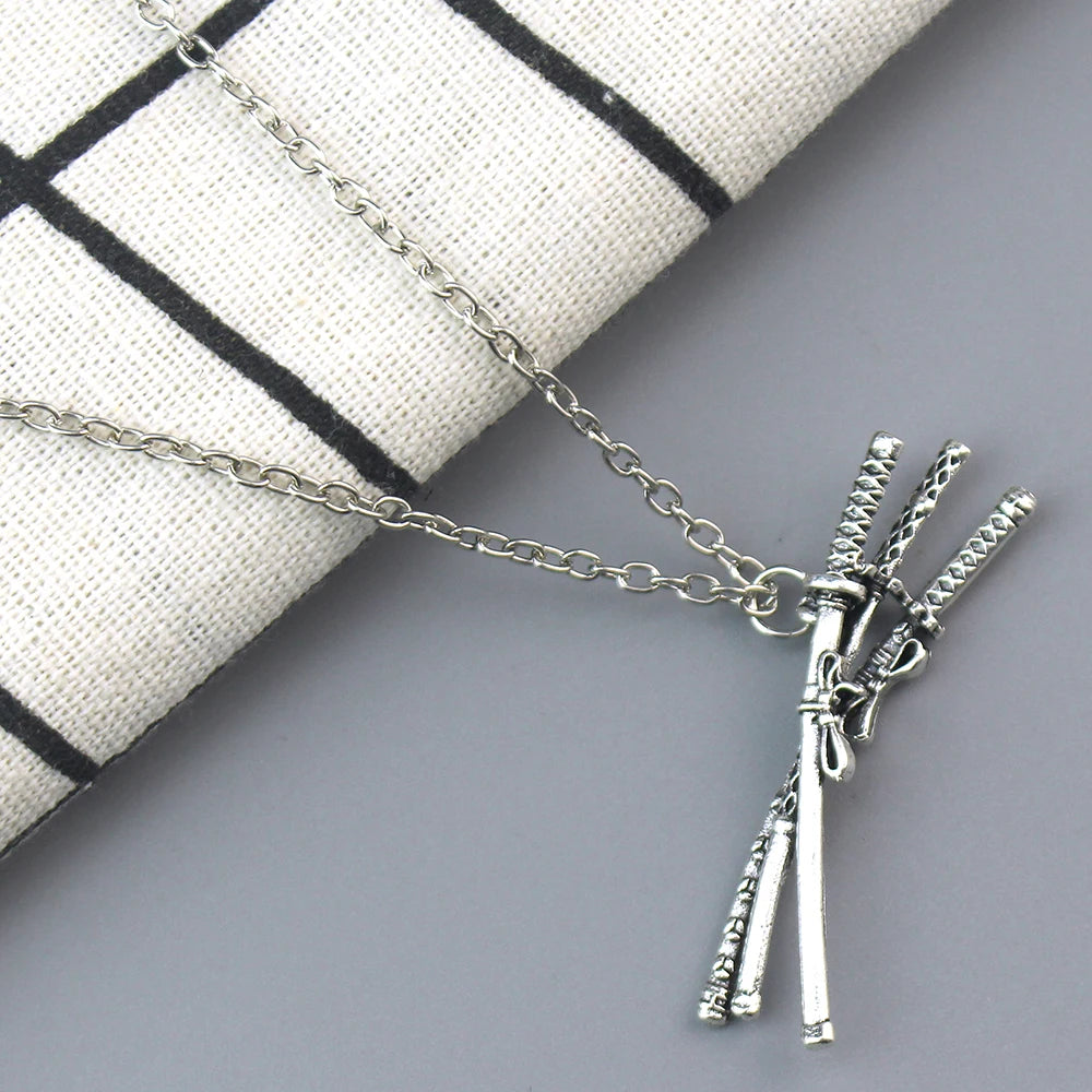 Triple Sword Zoro Nekclace