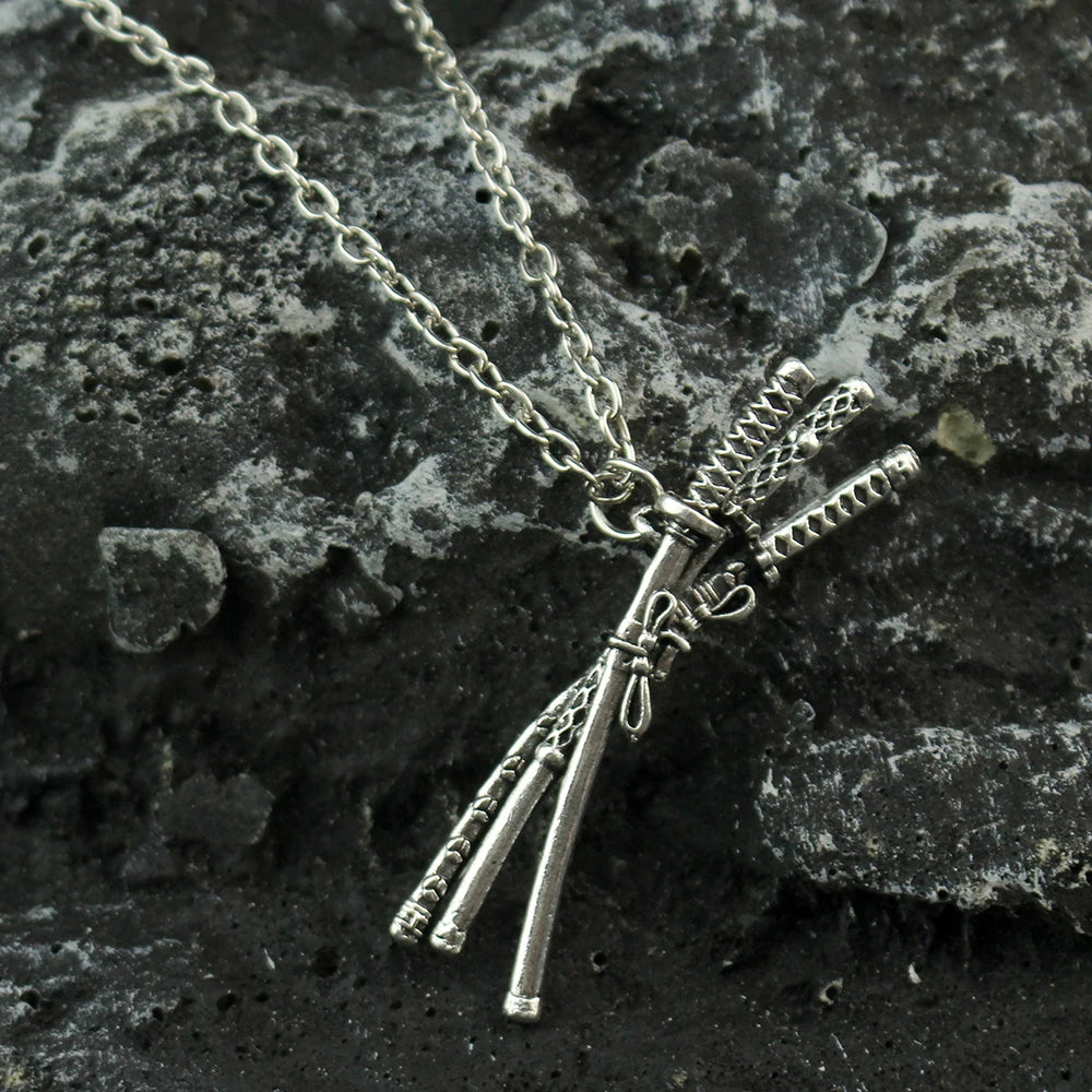 Triple Sword Zoro Nekclace