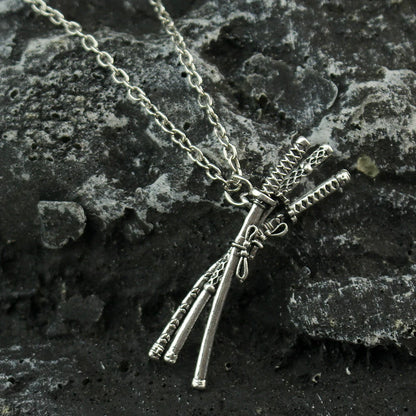 Triple Sword Zoro Nekclace