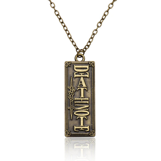 Death Note Faded Gold Necklace