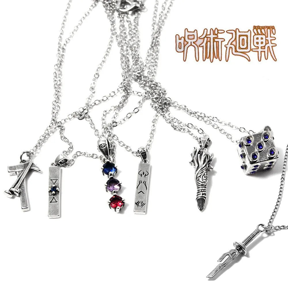 Jujutsu Sukuna Kaisen Engravings Necklace