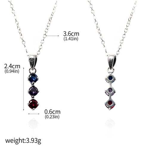 Gojo 3 Stone Necklace