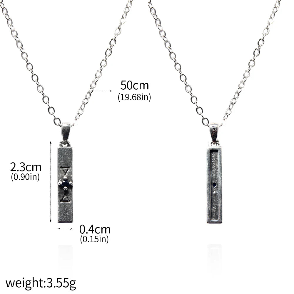 Anime Jujutsu Kaisen Engraved Necklace