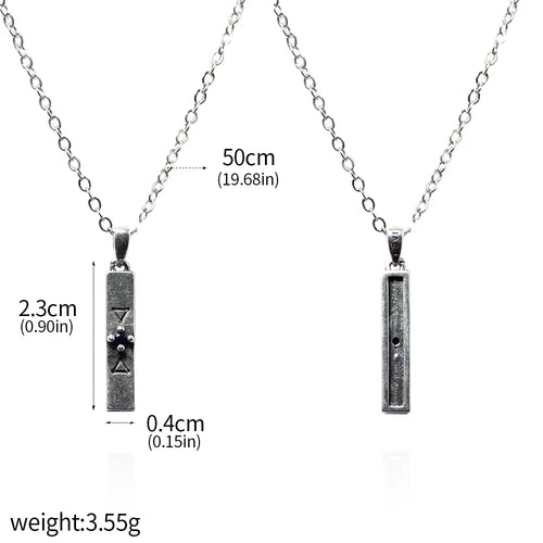 Anime Jujutsu Kaisen Engraved Necklace