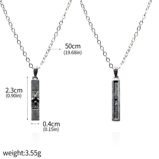 Anime Jujutsu Kaisen Engraved Necklace