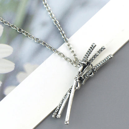 Triple Sword Zoro Nekclace
